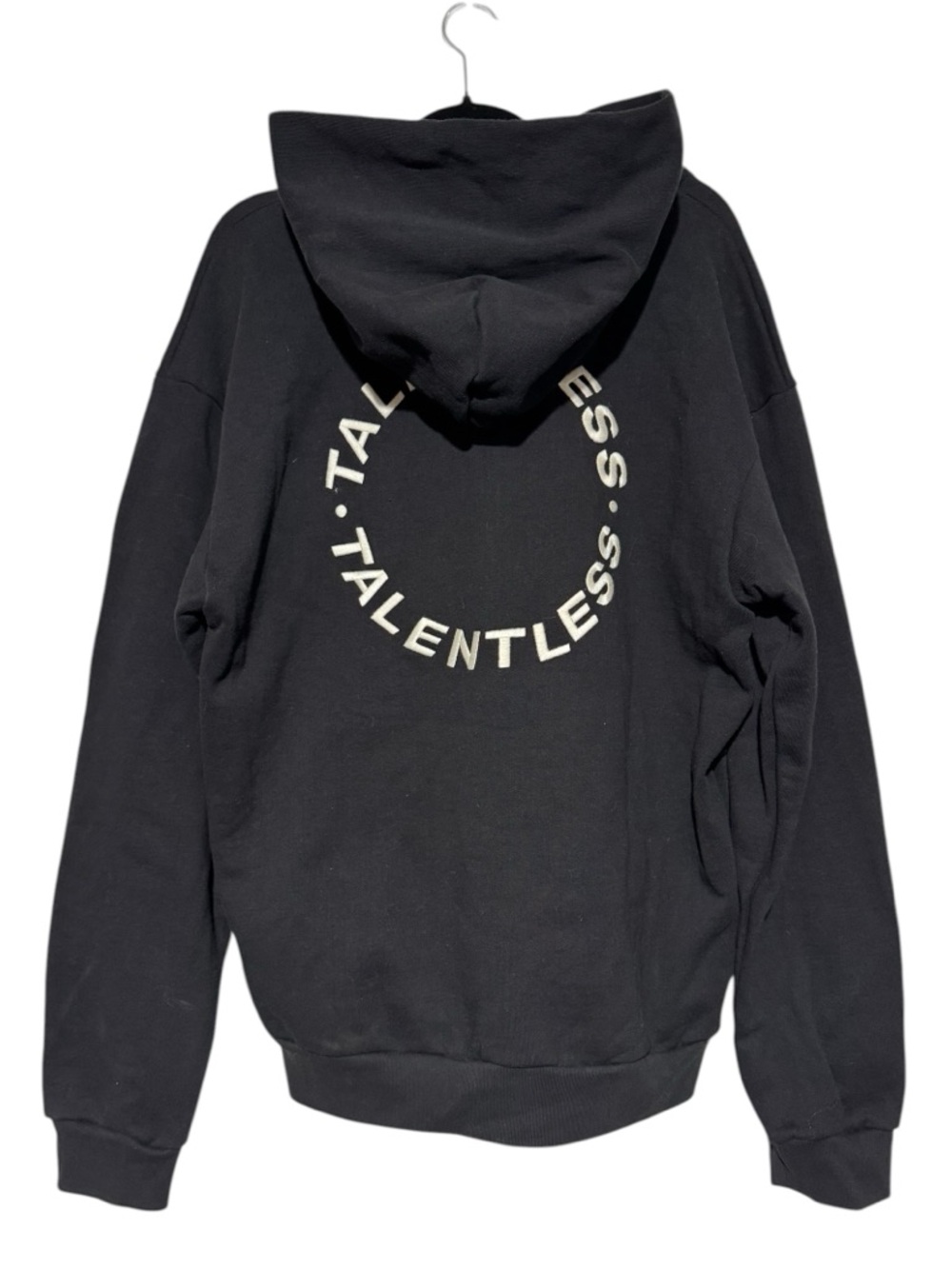 Talentless Black Thick Hoodie Men Size L‎ Streetwear Casual Comfy Skater Winter - Picture 2 of 3